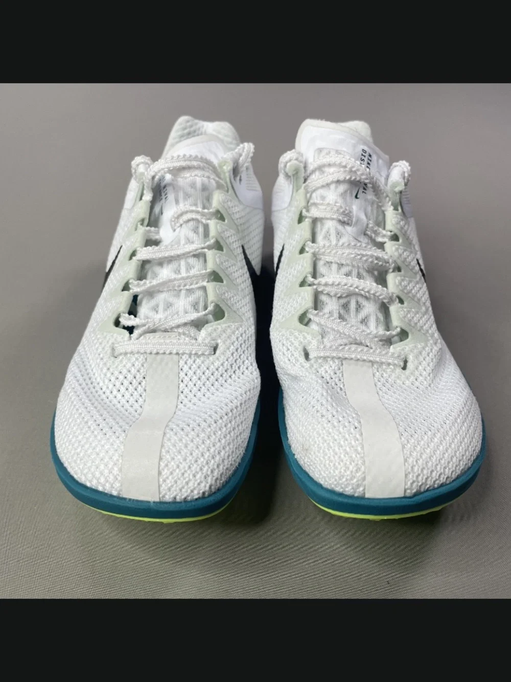NEW Nike Shoes Mens 6 Womens 7.5 white rival distance track field cleats sports